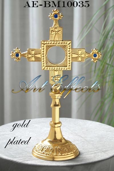 Manufacturers Exporters and Wholesale Suppliers of Handcrafted Brass Monstrance  Uttar Pradesh